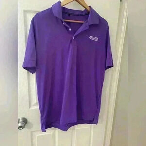 Adidas  men’s purple golf polo size large